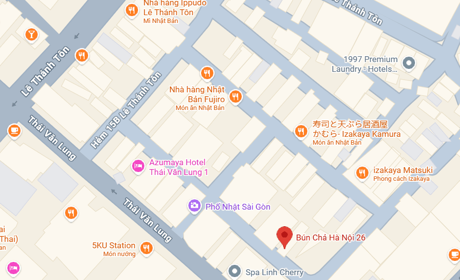 Bún Chả Hà Nội 26 の店内イメージ