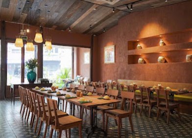 Secret Garden の落ち着いた店内